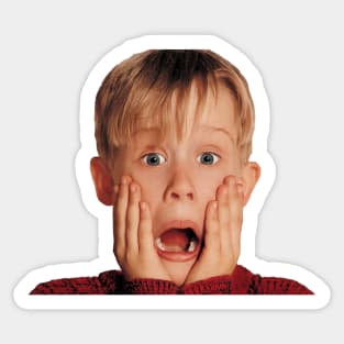 Kevin McCallister Shocked Face (Mask, Accessories etc.) Sticker